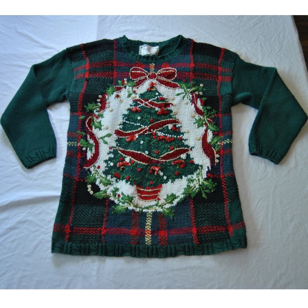 Private Collection Ugly Christmas Sweater Medium